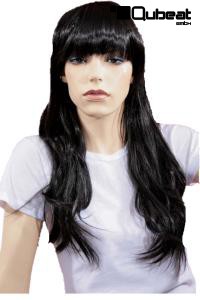 Black hair wig, long