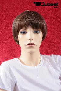 Brown shorthair wig