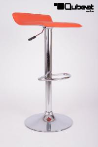 Design Barhocker orange hhenverstellbar 360 drehbar - "Sunny"