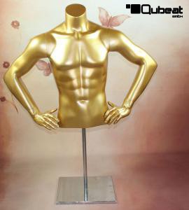 Gold male torso