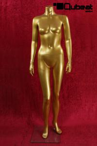 Golden Female Mannequin, Headless