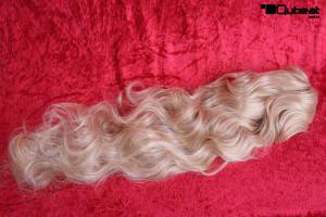 Haarteil - Haarverlngerung mit Spange - blond