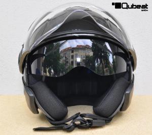 Jethelm Motorradhelm Sonnenblende - schwarz Gr. L