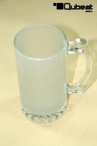 Sumblimations - frosted glass beer mug